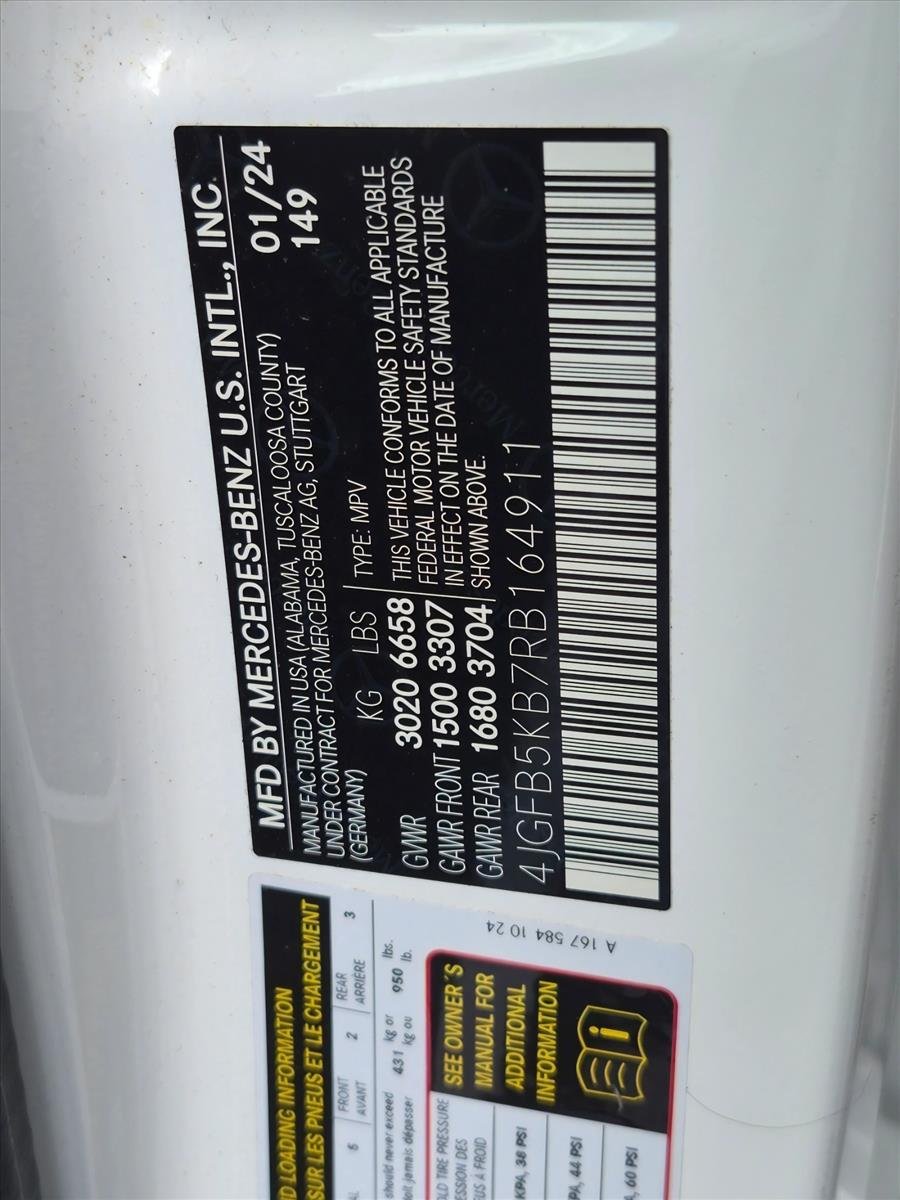 Certified Used 2024 Polar White Mercedes-Benz GLE 450 image 24