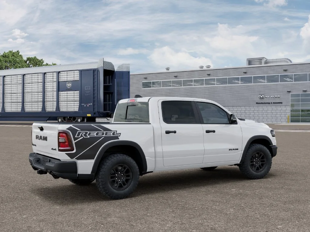 New 2027 Bright White Clear-Coat Exterior Paint RAM Rebel image 4