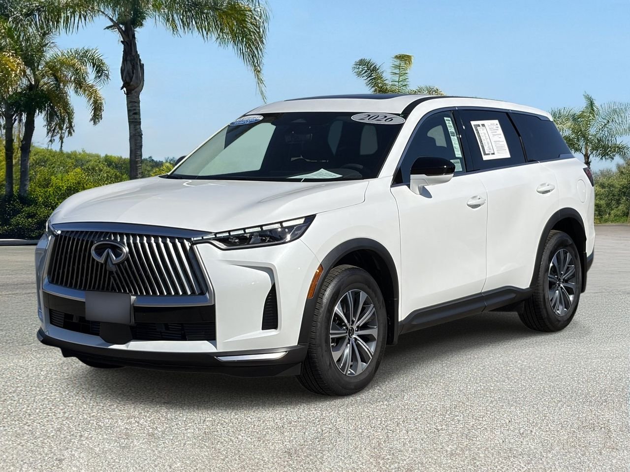 Certified Used 2026 Radiant White INFINITI PURE image 1
