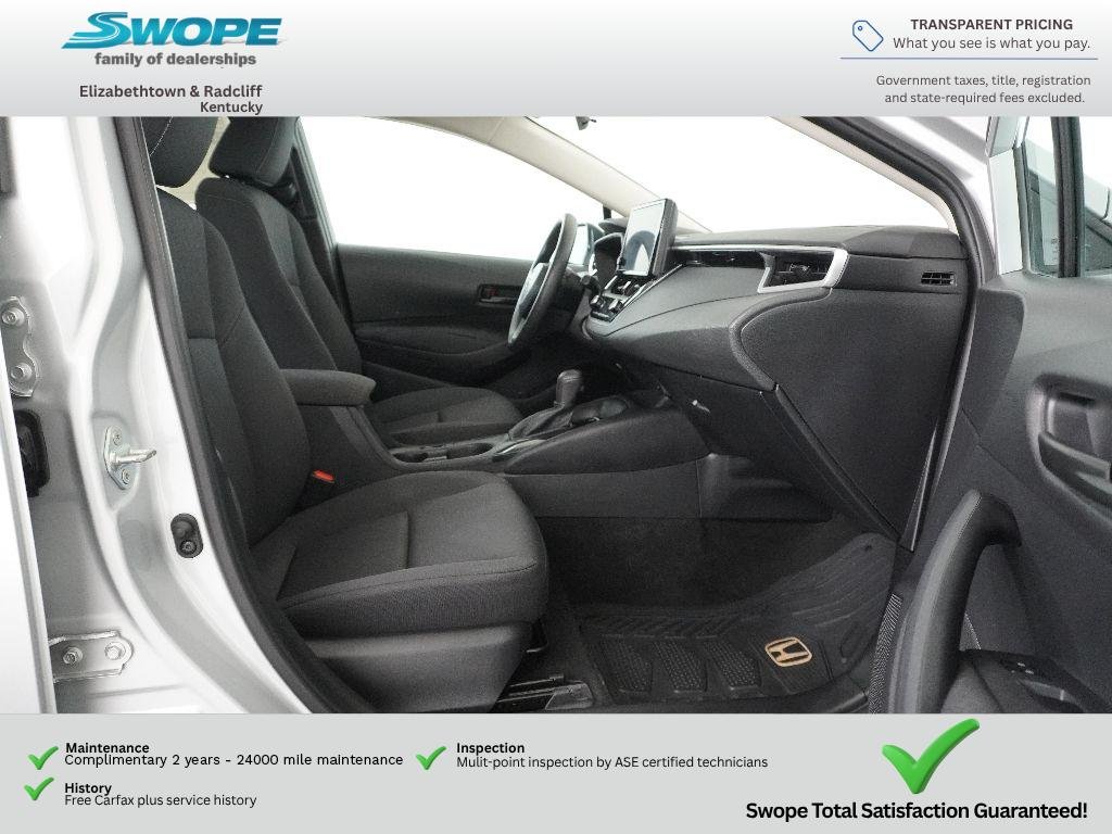 Used 2023 Classic Silver Metallic Toyota LE image 11