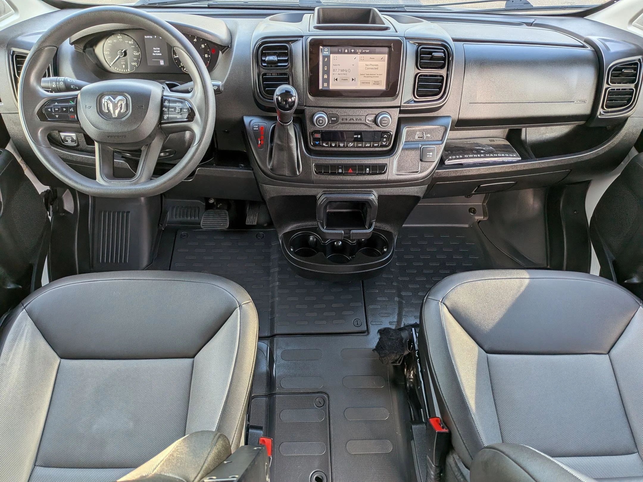 Used 2025 Bright White Clearcoat Ram High Roof image 21