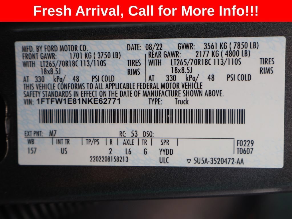 Used 2022 Gray Ford XLT image 83