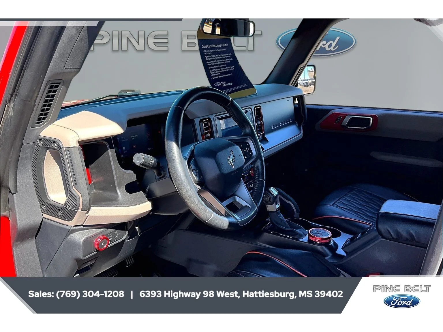 Used 2021 Race Red Ford Big Bend image 12