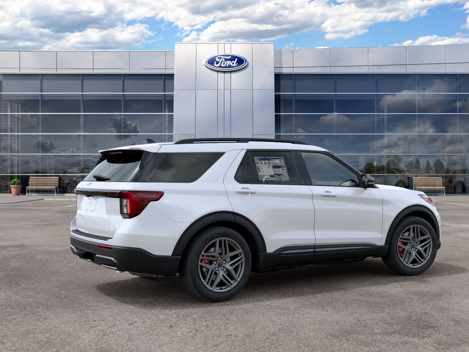 New 2027 Star White Metallic Tri-Coat Ford ST-Line image 6