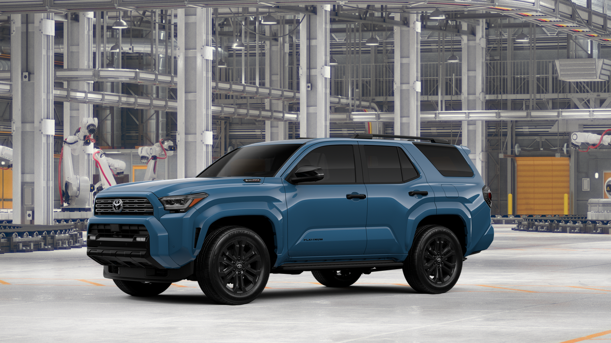 New 2026 Heritage Blue Toyota Platinum image 2