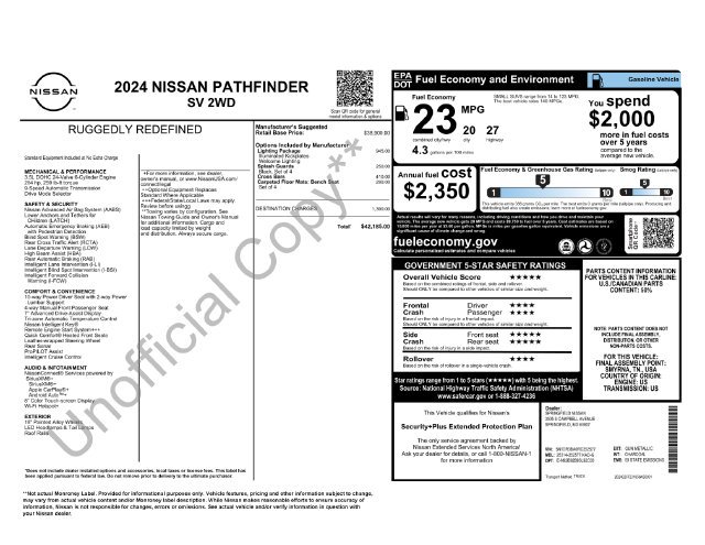 Used 2024 Gray Nissan SV image 8