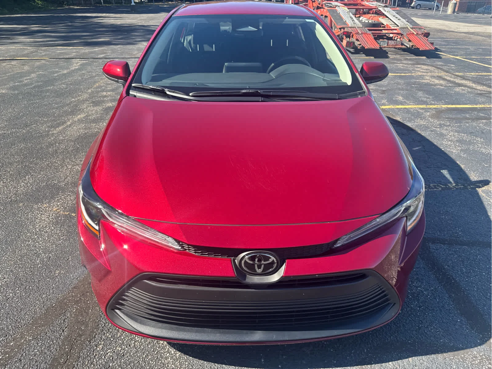 Used 2024 Ruby Flare Pearl Toyota LE image 6