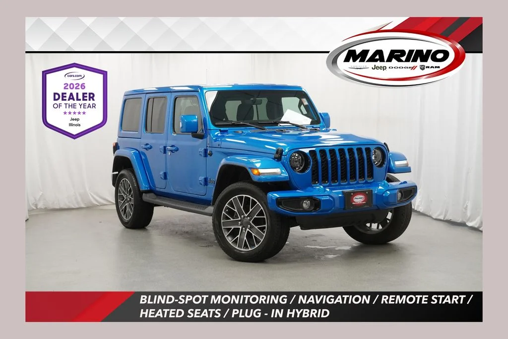Used 2023 Blue Jeep High Altitude 4xe image 1