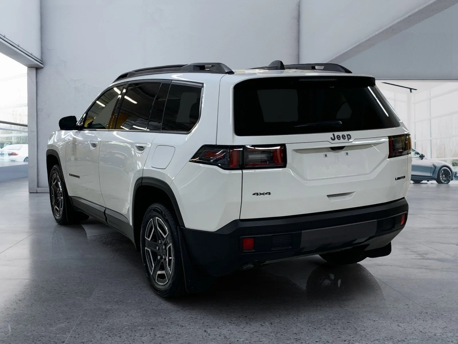 New 2026 Bright White Jeep Limited image 3