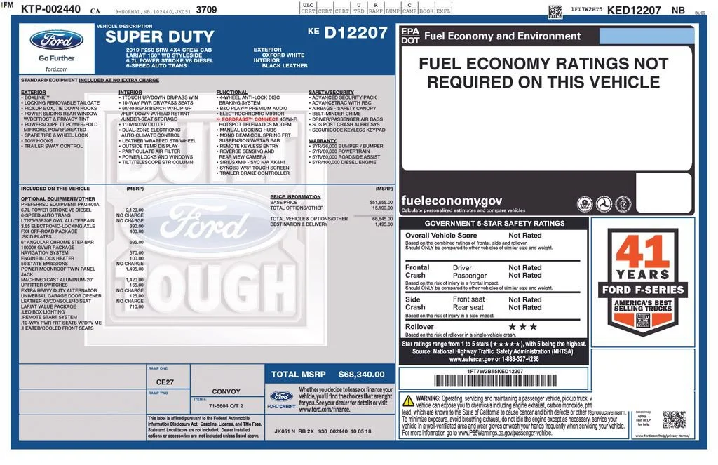 2019 Ford Super Duty F-250 SRW