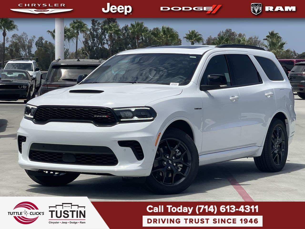 New 2026 White Knuckle Clearcoat Dodge GT Plus HEMI V8 image 1