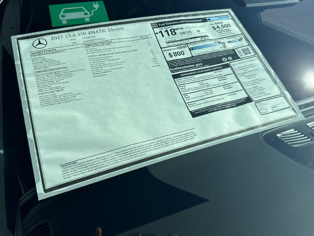 New 2027 Night Black Mercedes-Benz CLA 350 image 72