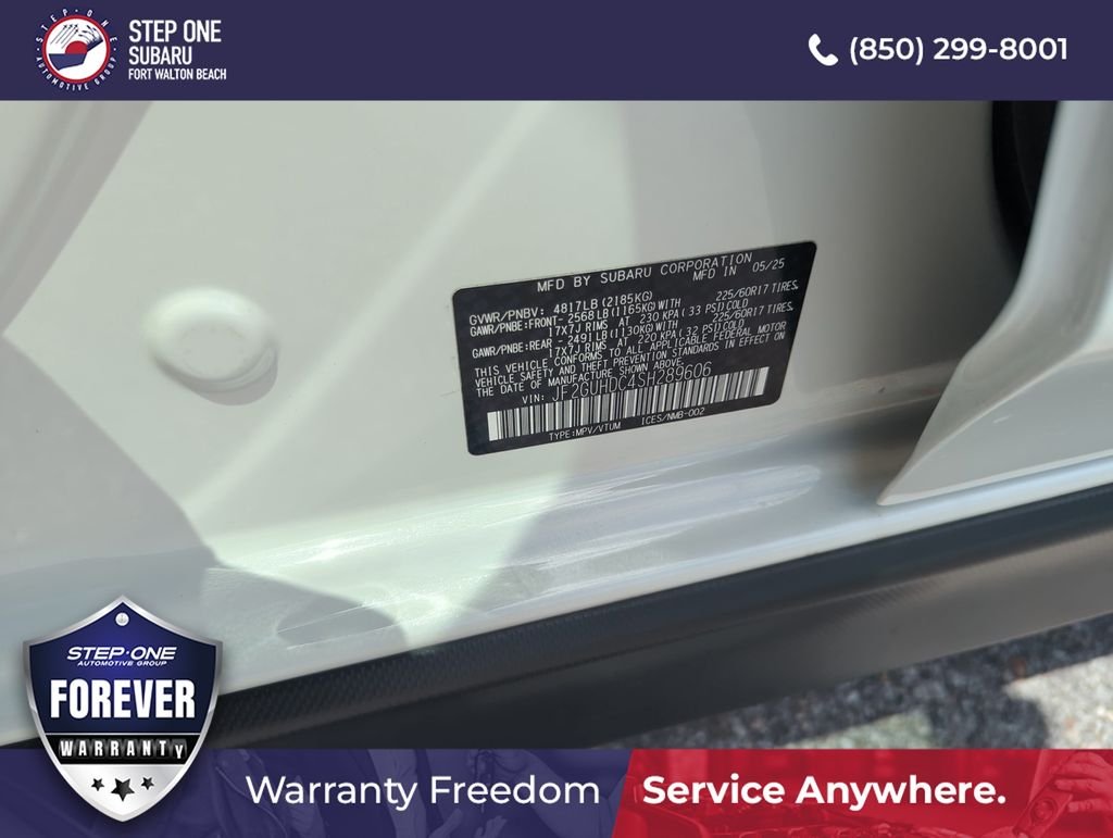 Used 2025 White Subaru Premium image 40