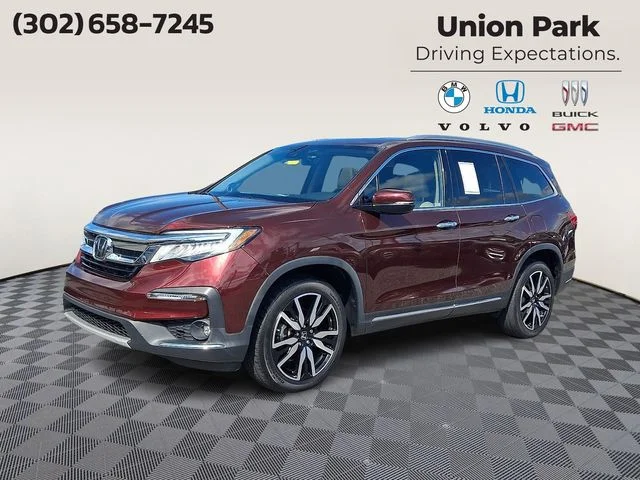 Used 2019 Deep Scarlet Pearl Honda Touring image 1
