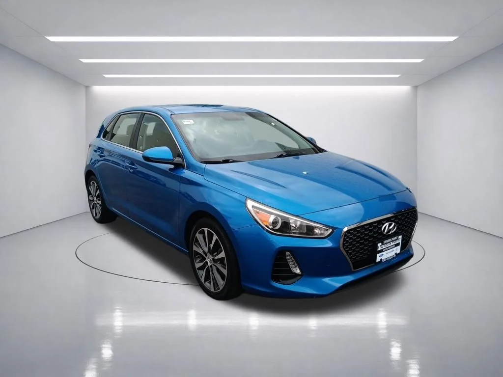 Used 2018 Electric Blue Metallic Hyundai Base image 9