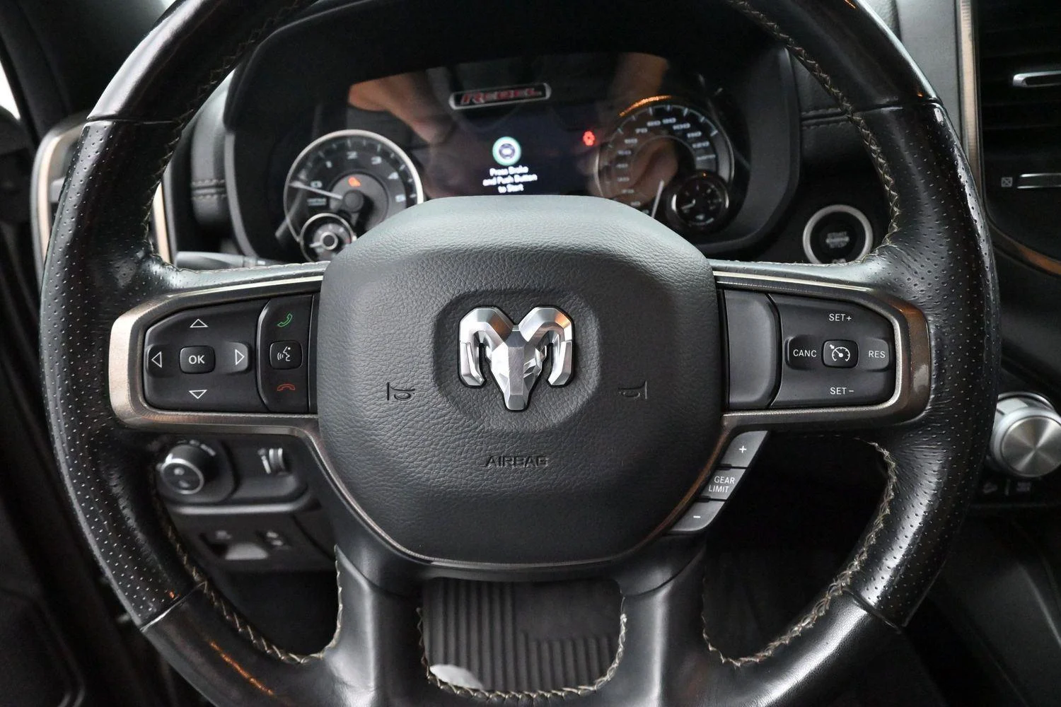 Used 2020 Granite Crystal Metallic Clearcoat Ram Rebel image 16