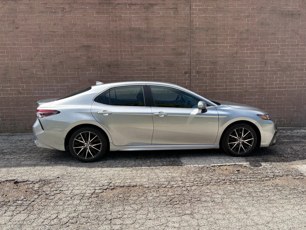 Used 2024 Celestial Silver Metallic Toyota SE image 6