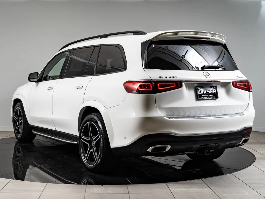Certified Used 2023 Polar White Mercedes-Benz GLS 580 image 6