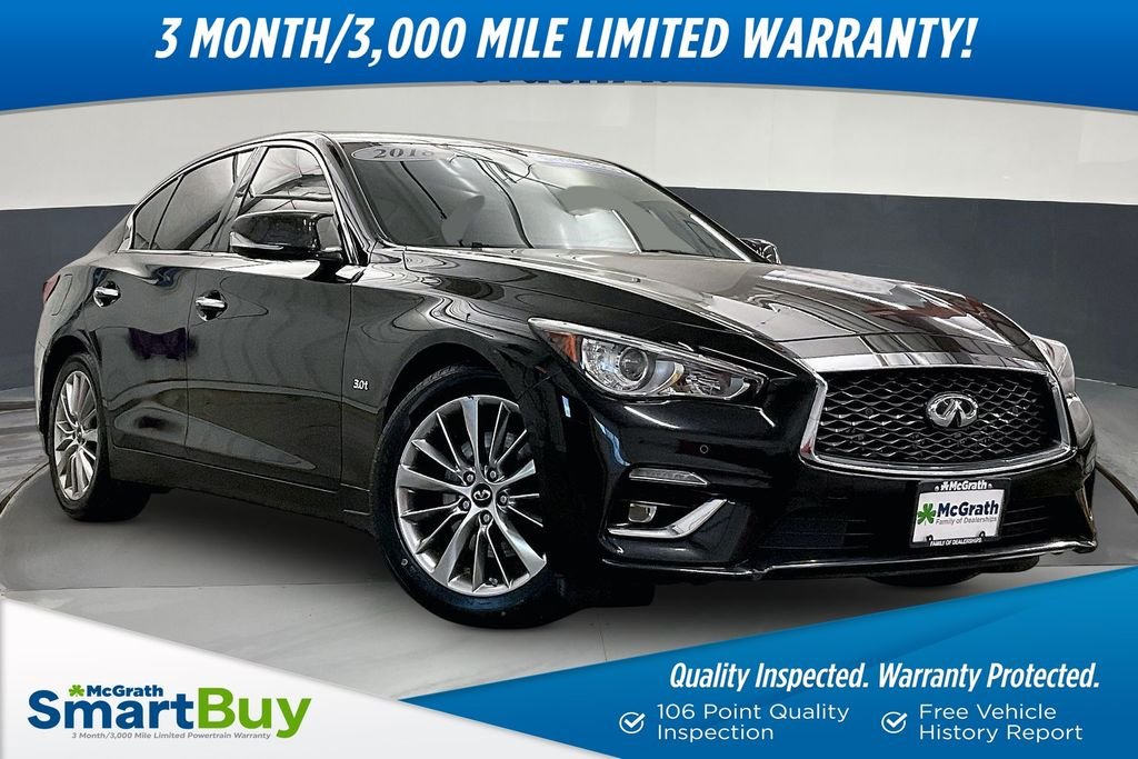 Used 2018 Black INFINITI 3.0t LUXE image 1