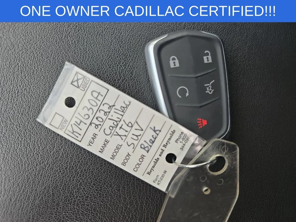Used 2022 Stellar Black Metallic Cadillac Premium Luxury image 37