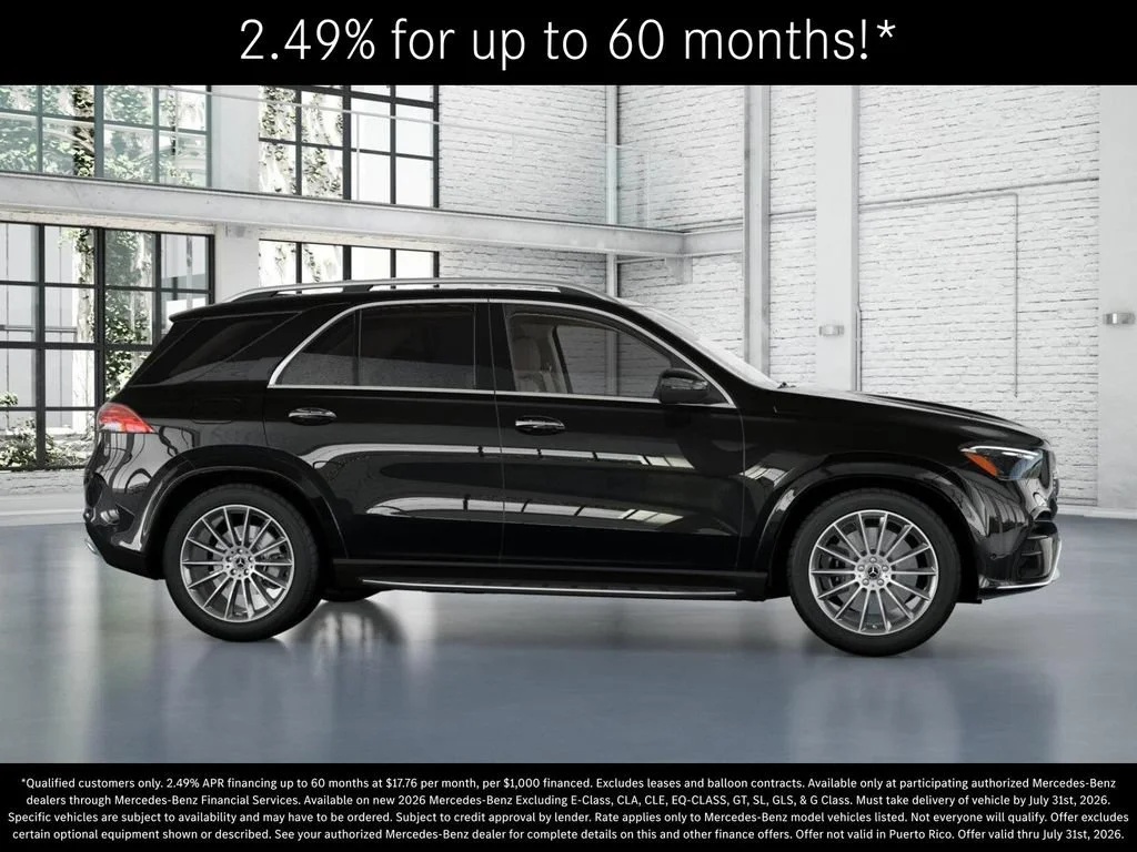 New 2026 Obsidian Black Metallic Mercedes-Benz GLE 450 image 57