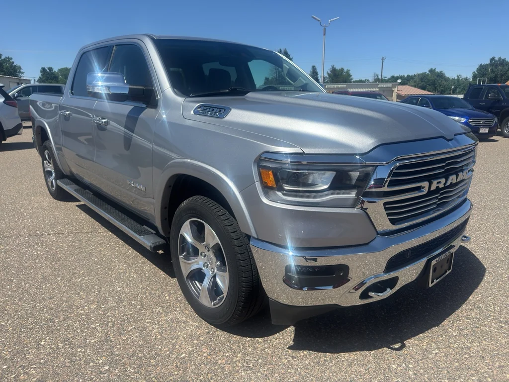 Used 2022 Billet Silver Metallic Clearcoat Ram Laramie image 3