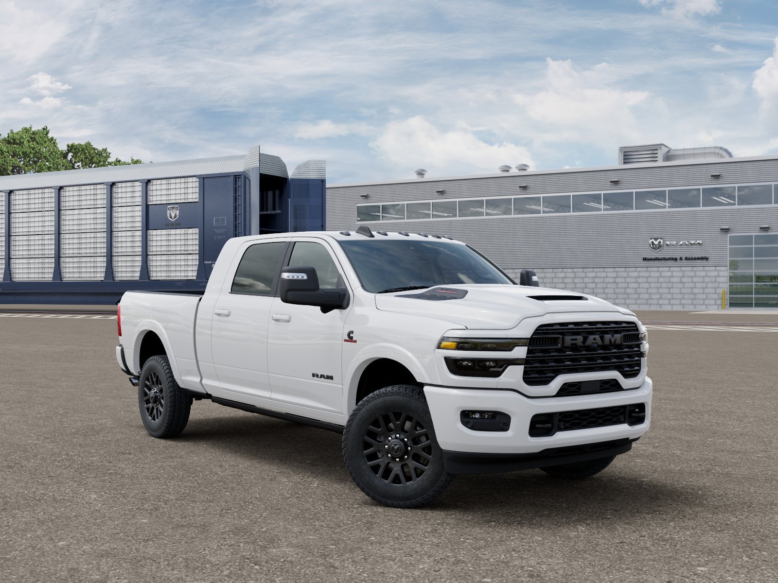 New 2026 Bright White Clear-Coat Exterior Paint RAM Limited image 3