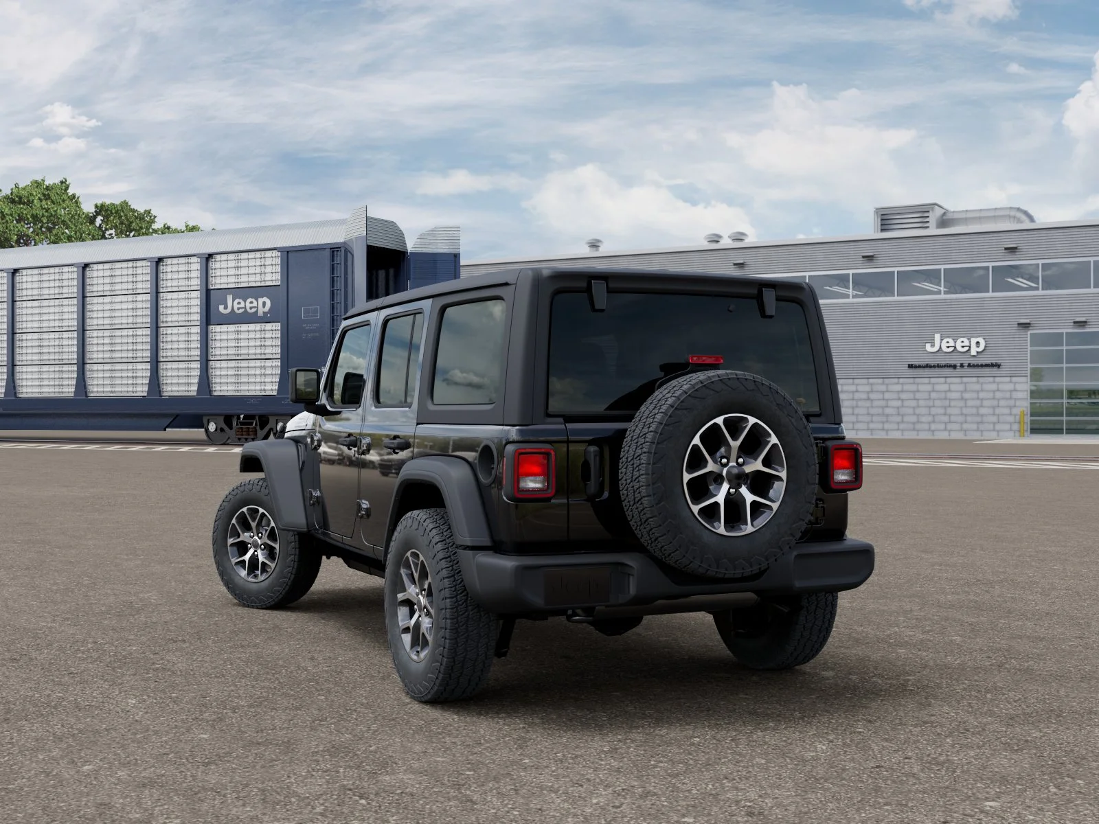 New 2027 Black Clear-Coat Paint Jeep  image 3