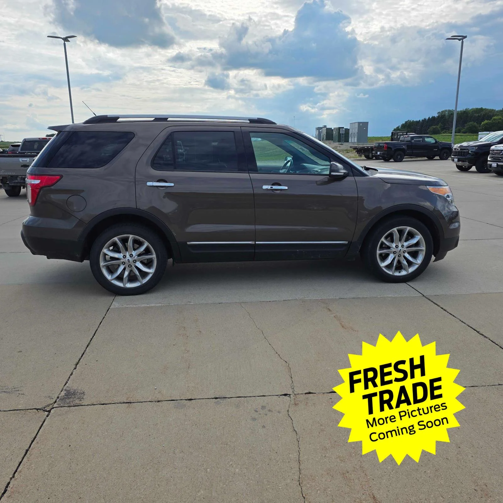 Used 2015 Ford Explorer Limited with VIN 1FM5K8F8XFGA84108 for sale in Charles City, IA