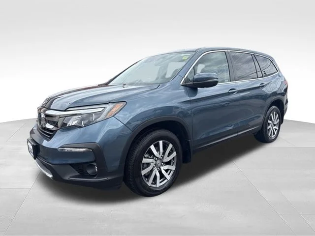 Used 2021 Blue Honda EX-L image 3