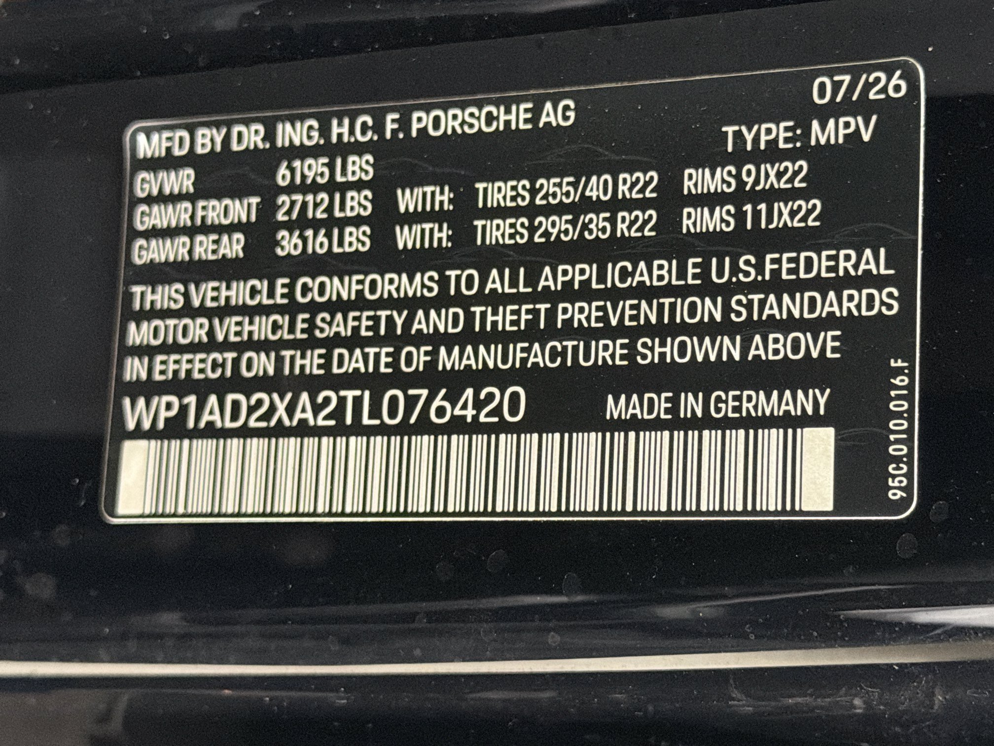 New 2026 Black Porsche Electric image 43