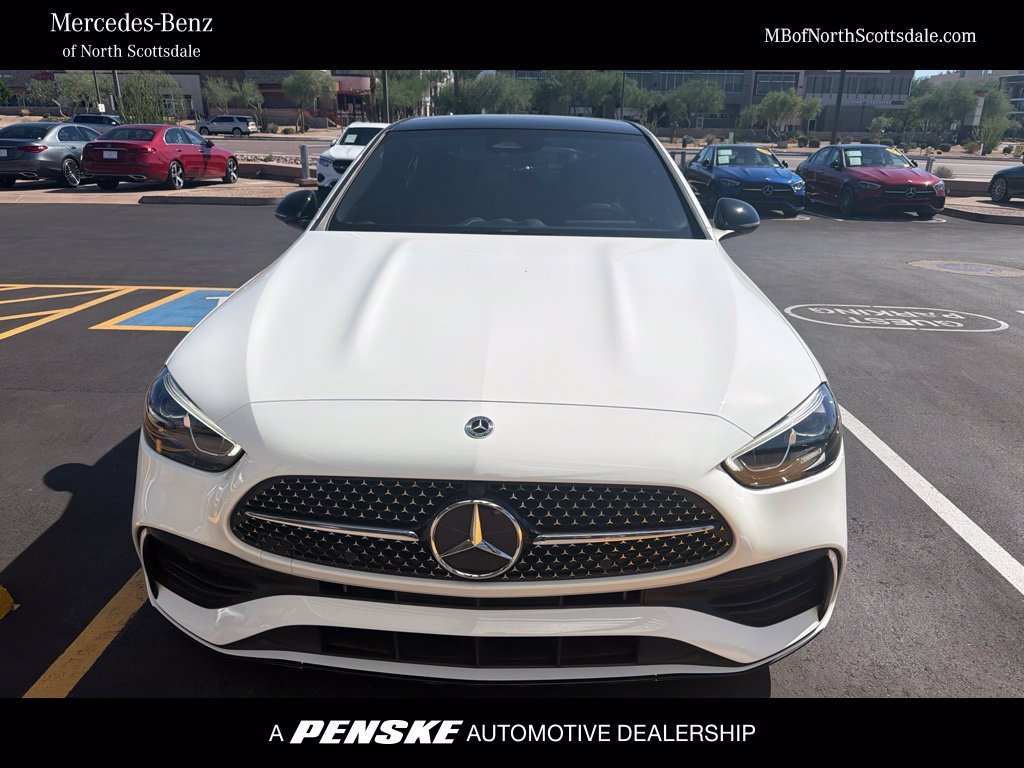 Certified Used 2024 Polar White Mercedes-Benz C 300 image 1