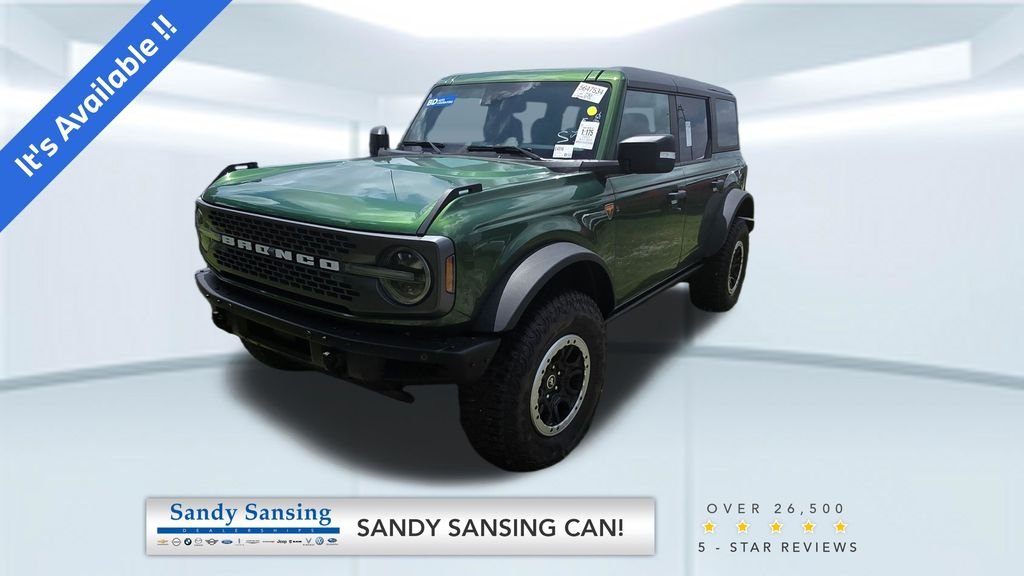 Used 2023 Green Ford Badlands image 1