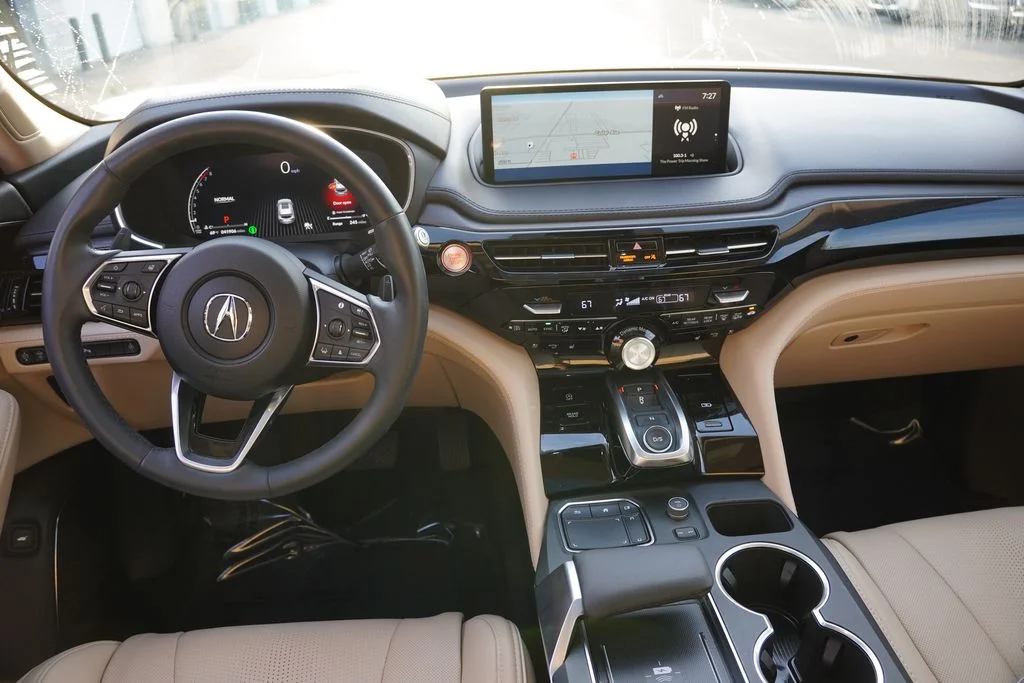 Used 2024 Platinum White Pearl Acura Advance image 21