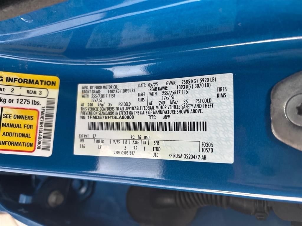 Used 2025 Blue Metallic Ford Big Bend image 30