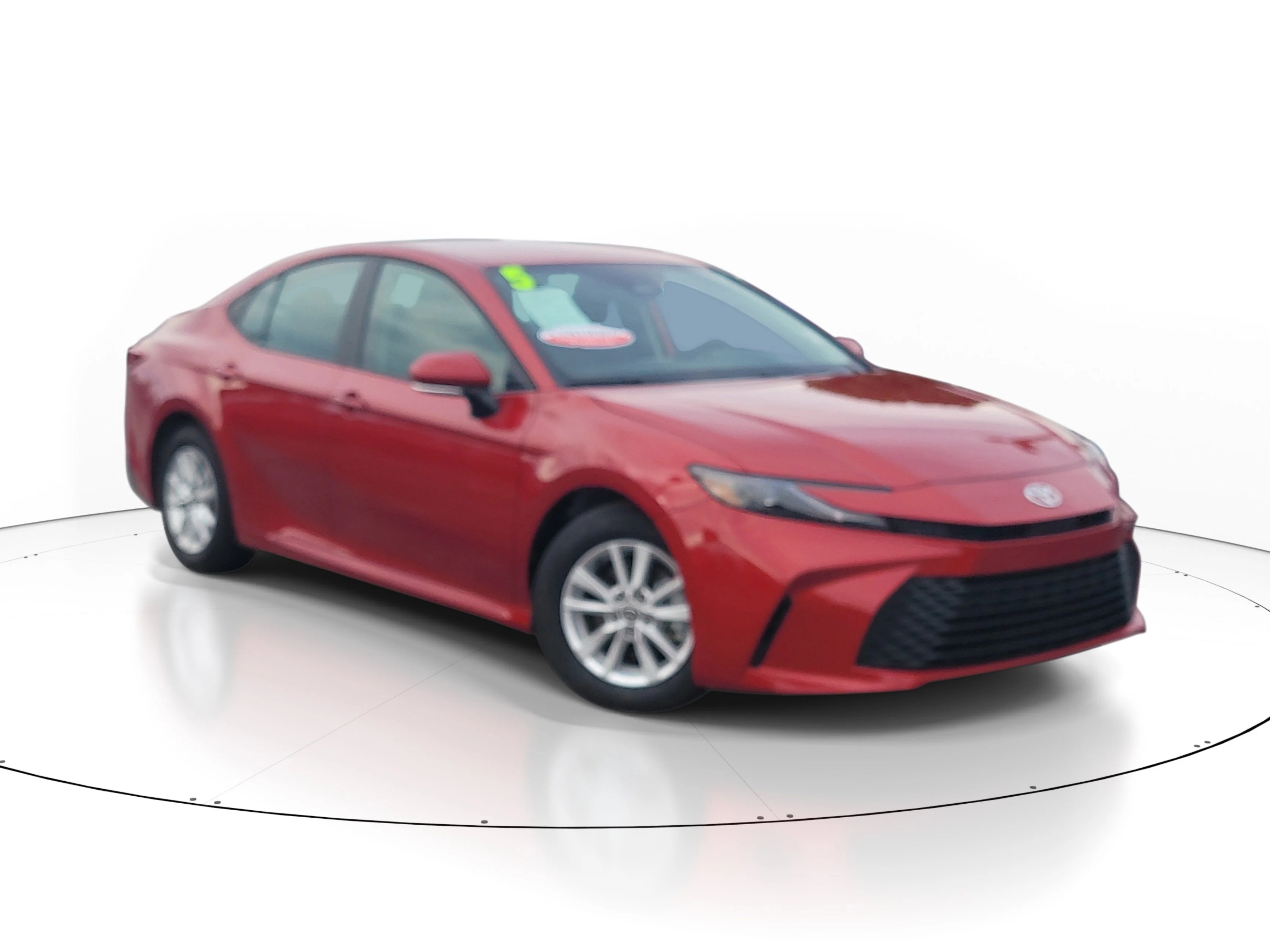 Certified Used 2025 Red Toyota LE image 1