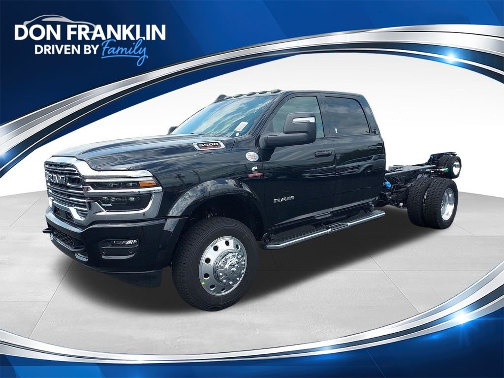 New 2026 Diamond Black Crystal Pearlcoat RAM Laramie image 1
