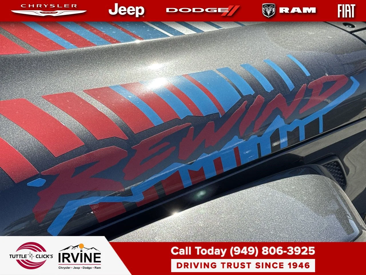 New 2027 Granite Crystal Metallic Clear-Coat Paint Jeep Rewind image 14