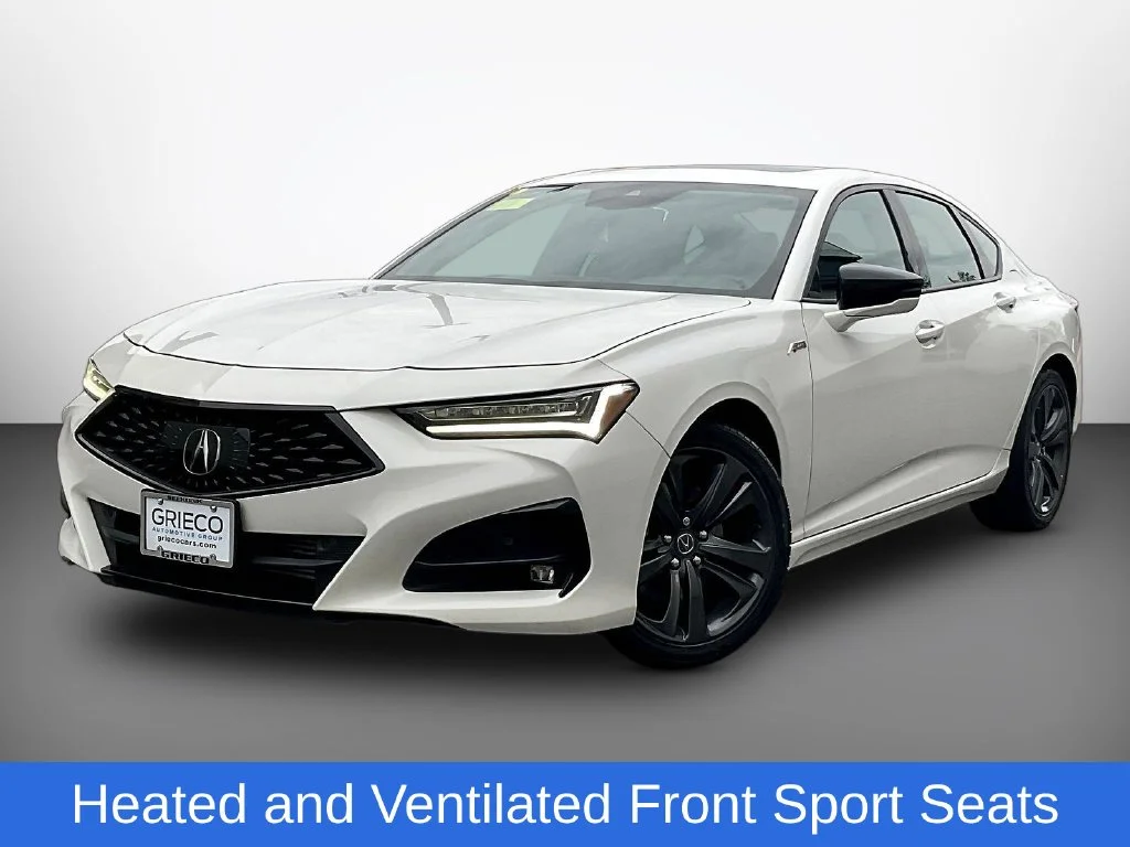 Used 2022 Platinum White Pearl Acura A-Spec Package image 3