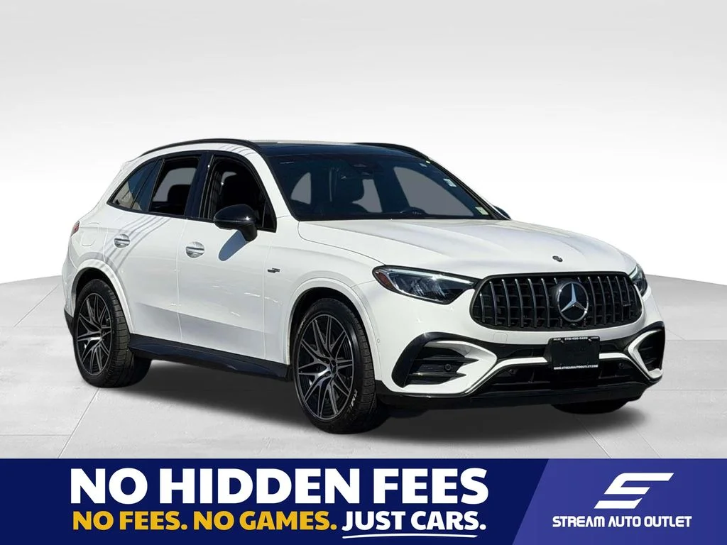 Used 2025 White Mercedes-Benz GLC 43 AMG® image 1