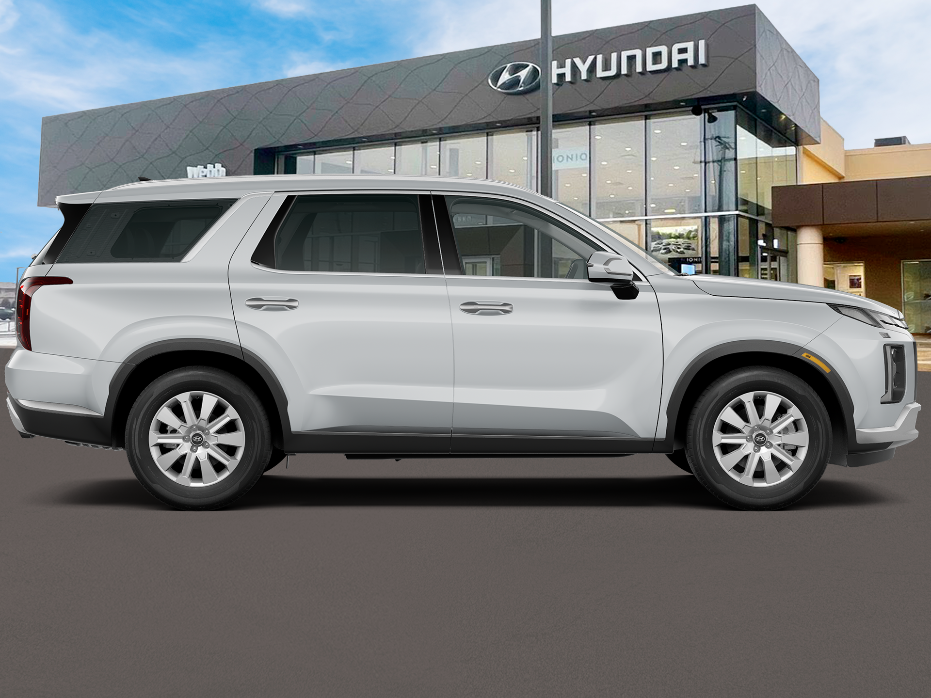 New 2025 White Hyundai SEL AWD image 9
