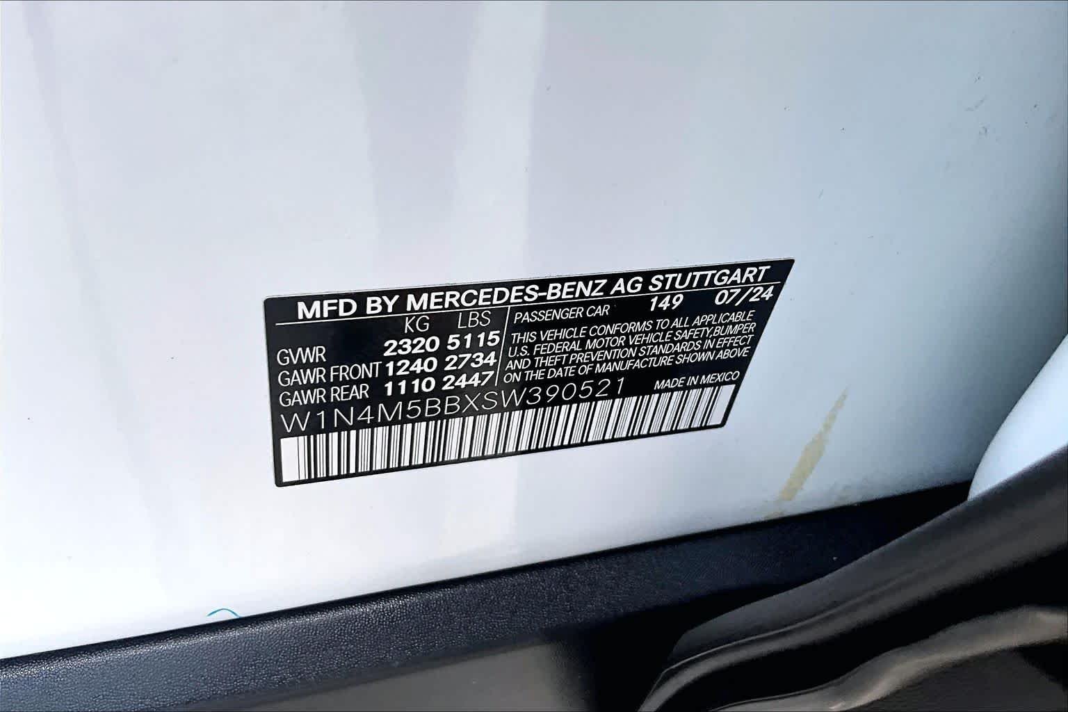 Used 2025 Polar White Mercedes-Benz AMG® GLB 35 image 68