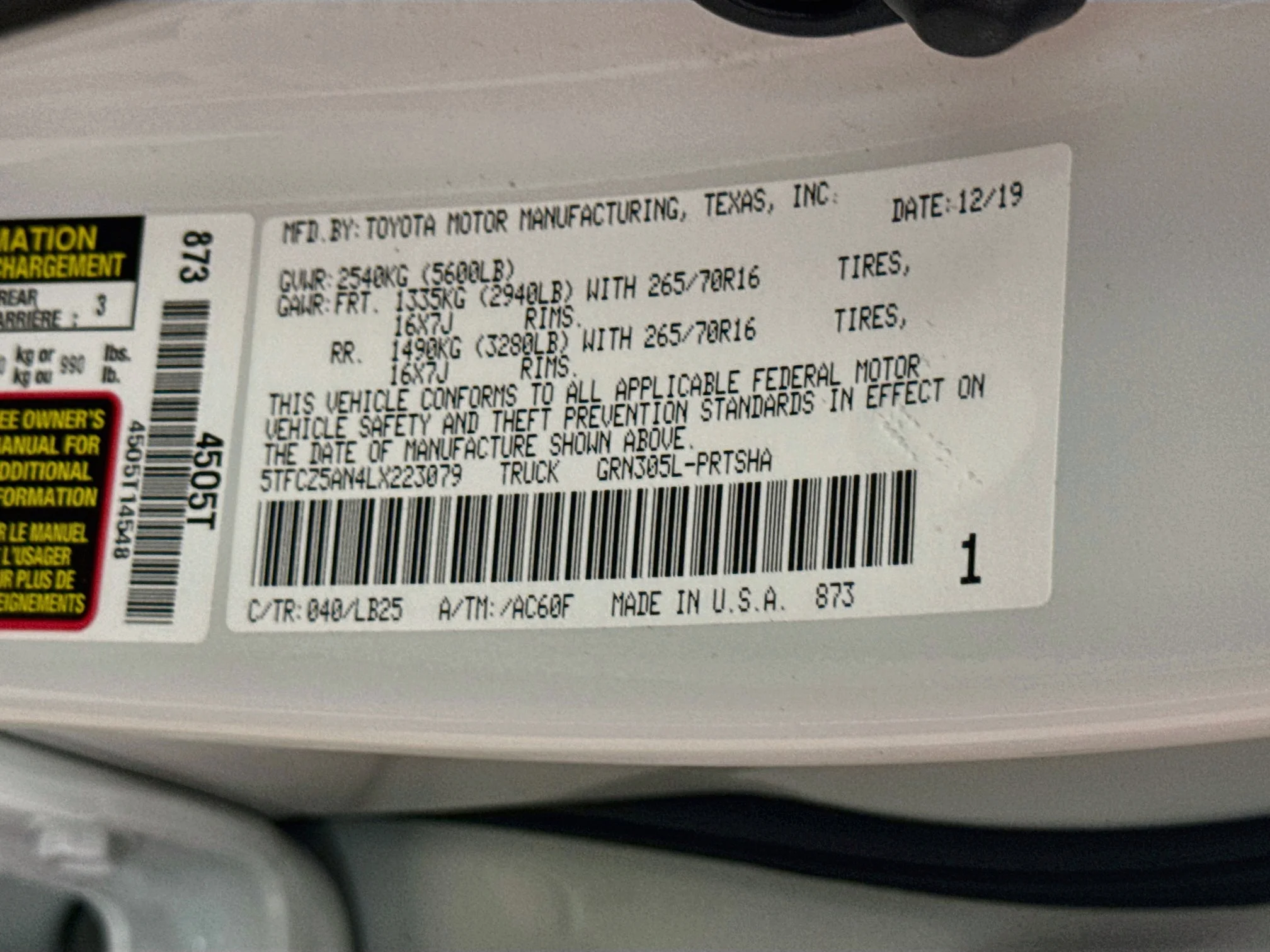 Used 2020 Super White Toyota TRD Pro image 32