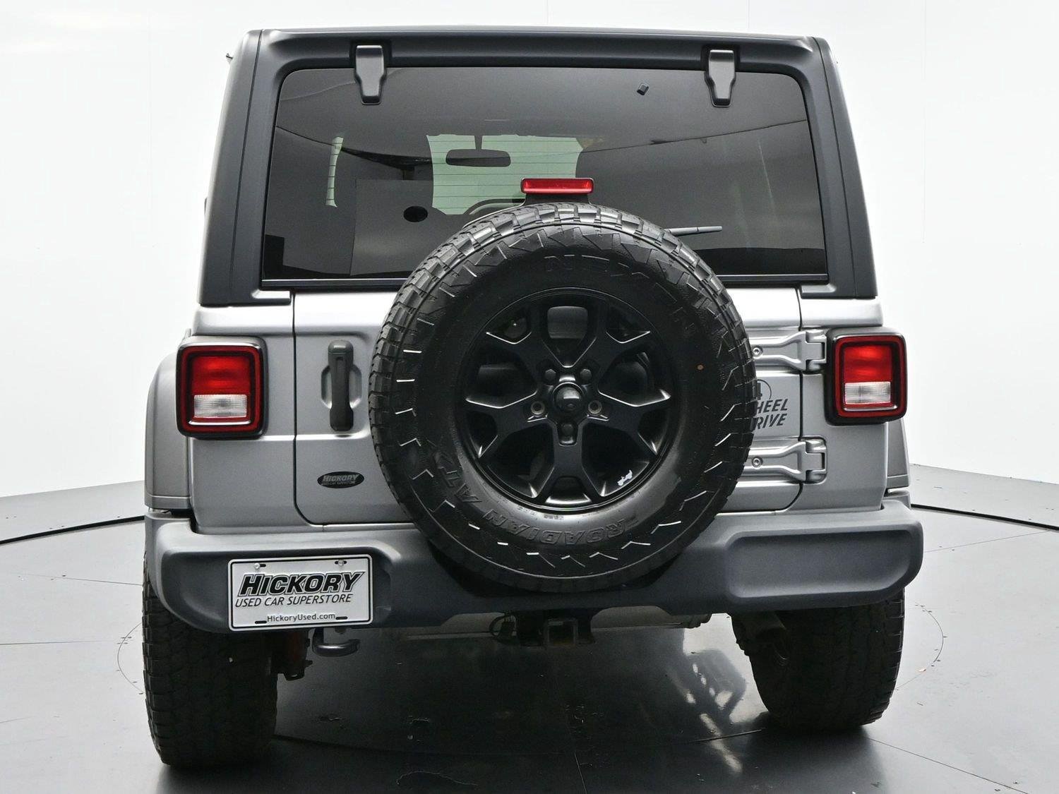 Used 2021 Billet Silver Metallic Clearcoat Jeep Unlimited Willys image 5