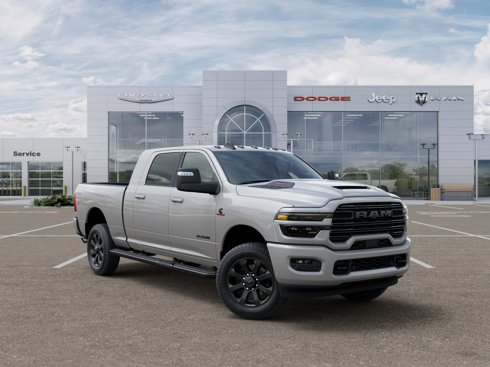 New 2026 Silver-Zynith Exterior Paint RAM Laramie image 31