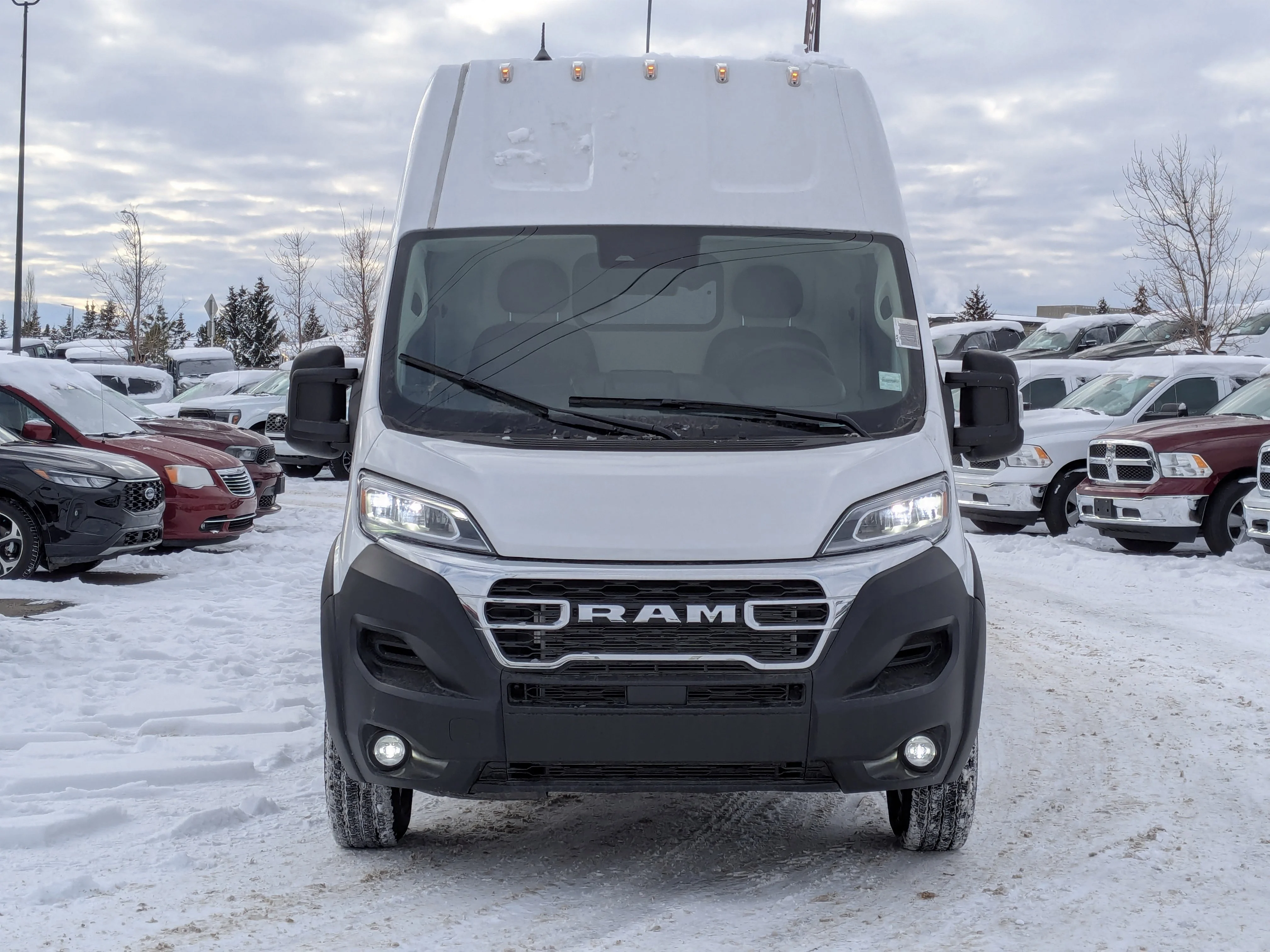 New 2026 White RAM SLT - - Super High Roof - Package 22G - LED Headlamps - Cargo Partition - Remote Start & tons more! image 3