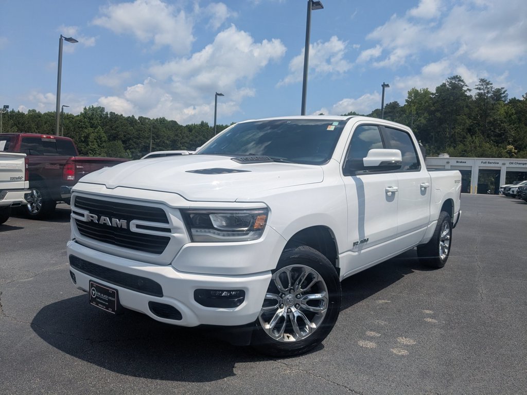 Used 2023 Bright White Clearcoat Ram Laramie image 1
