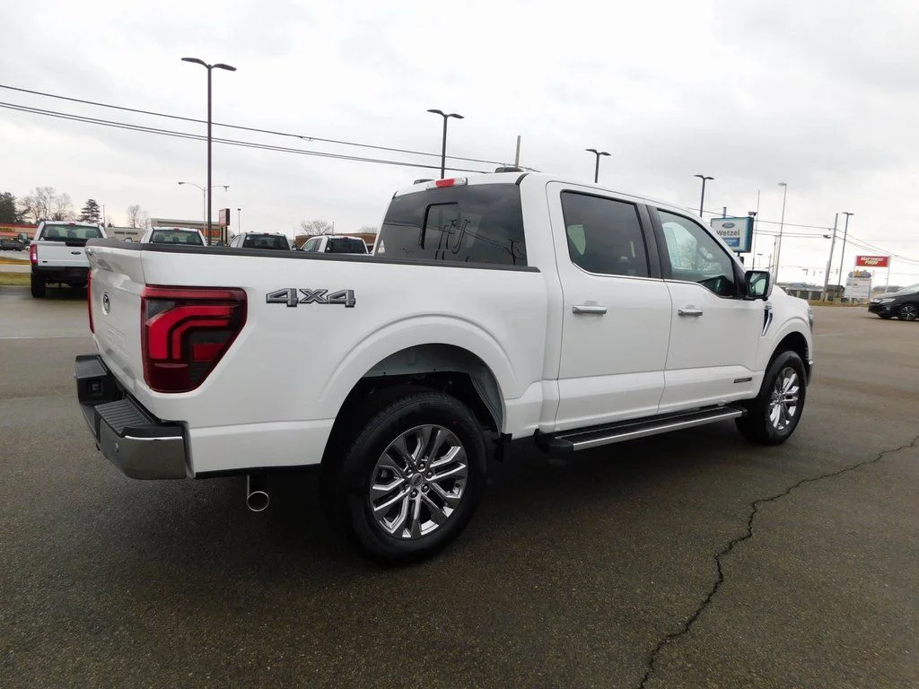 New 2026 Star White Metallic Tri-Coat Ford Lariat® image 3