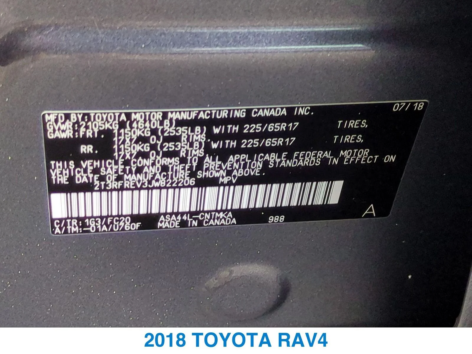 Used 2018 Gray Toyota XLE image 26