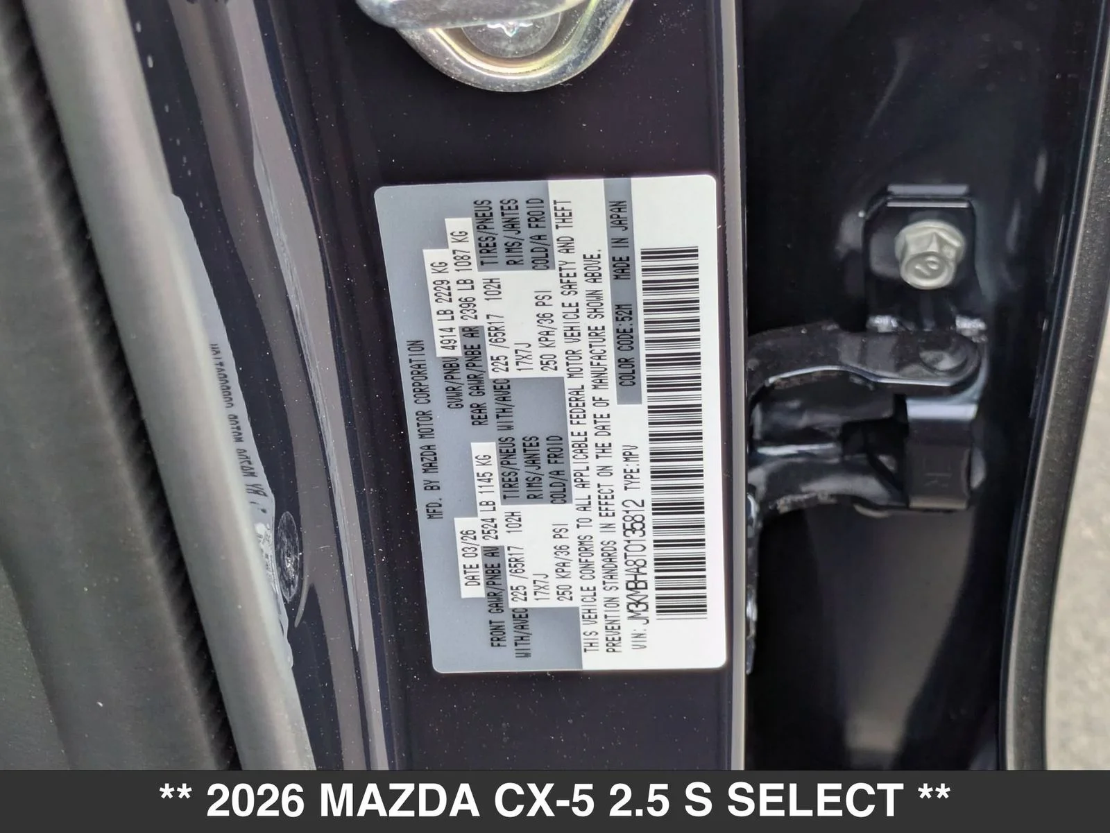 Used 2026 Blue Mazda 2.5 S Select image 15